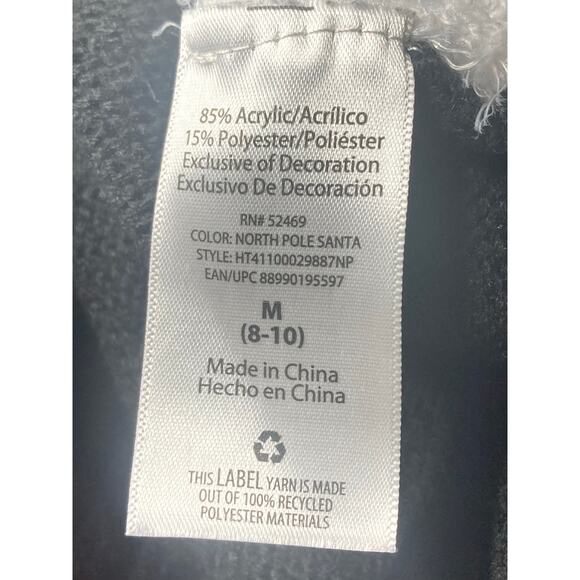 Holiday Time Womens M 8-10 Holiday Christmas Sweater Grannycore Santa Elf Ugly - Picture 7 of 7